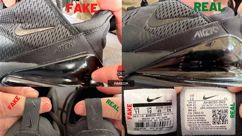 nike air max 270 black fake vs real|the air max 270 legit.